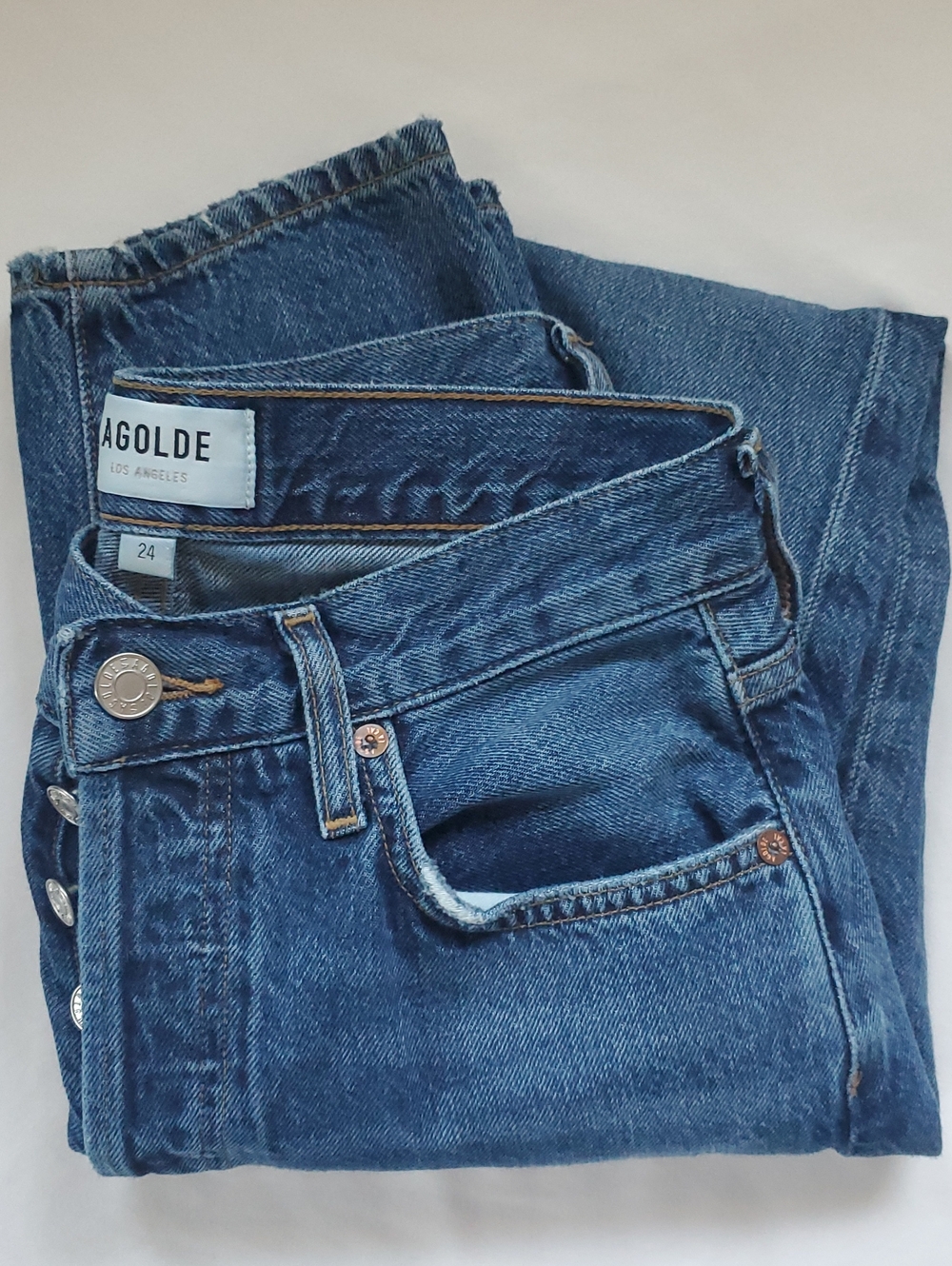 AGOLDE Austin Midrise Tapered Slim Jeans